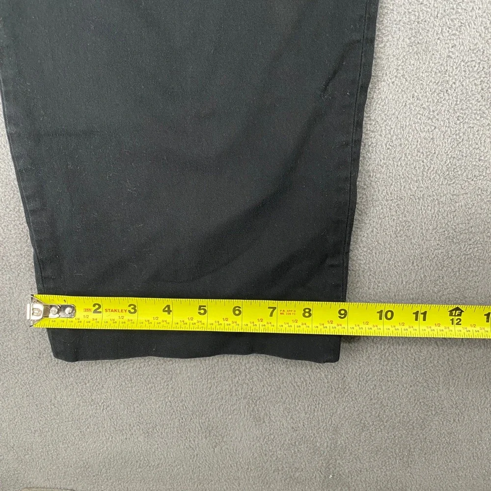 Banana Republic Straight Dress Chino Mens 35/34 Black Cotton Stretch Pants 6253